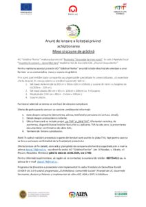 Aviz AO Grădina Florilor