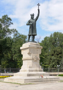 Monument de Etienne le Grand (Stefan cel Mare), Chisinau, Moldavie.